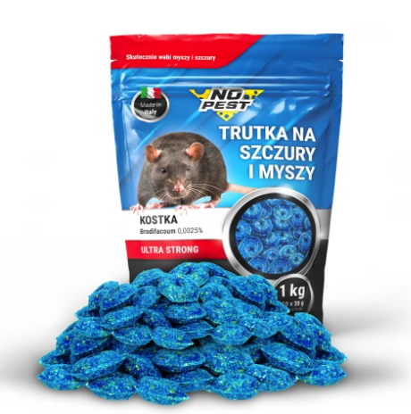 No Pest | Brodifacoum | 0,025g | Würfel | Stark | 1kg