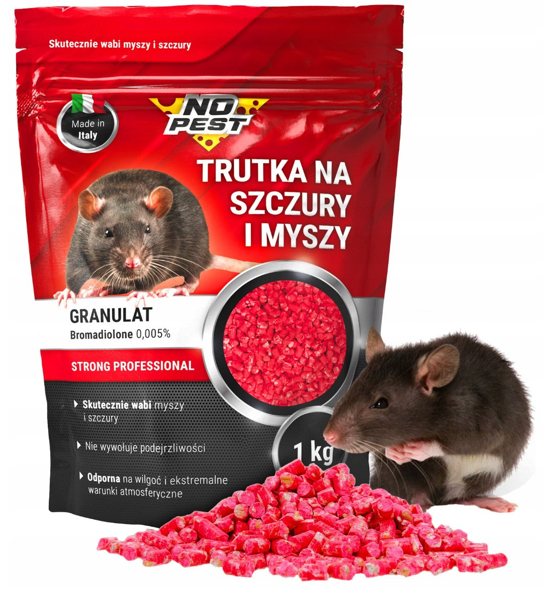 No Pest | Bromadiolon | 0,05g/kg | Granulat | 1kg