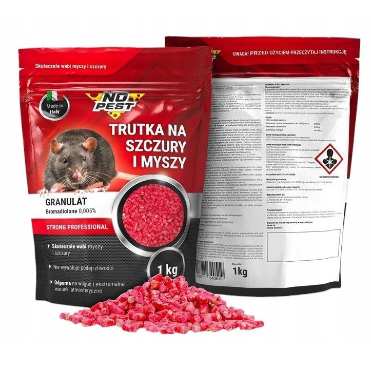 No Pest | Bromadiolon | 0,05g/kg | Granulat | 1kg