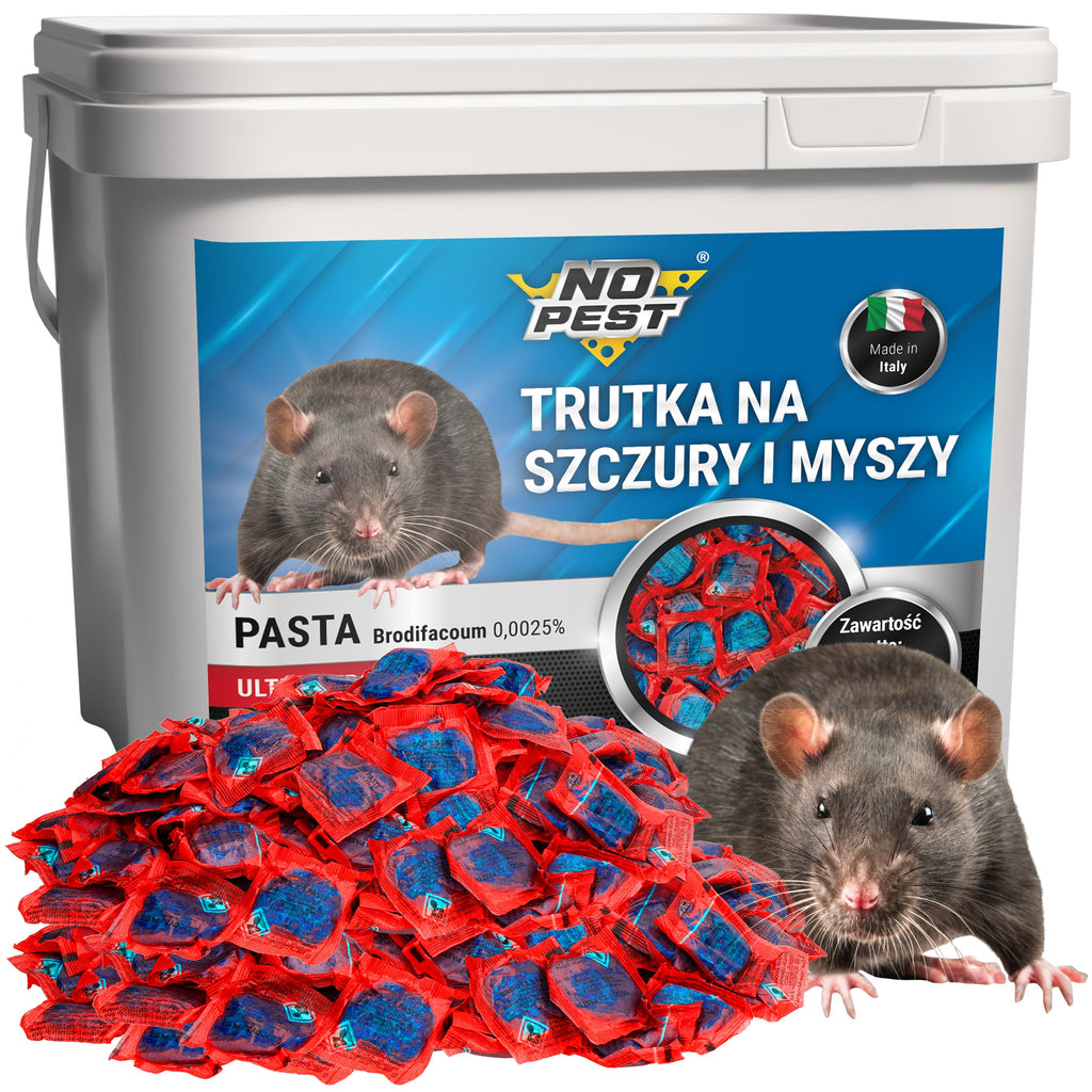 No Pest Brodifacoum Paste gegen Ratten und Mäuse – 5 kg