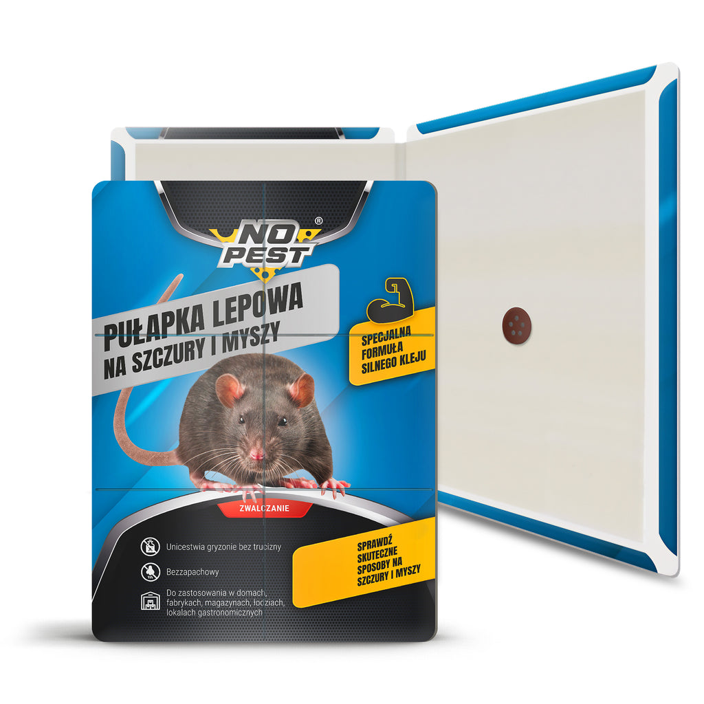 No Pest Klebefalle für Ratten und Mäuse – 40 × 25 cm