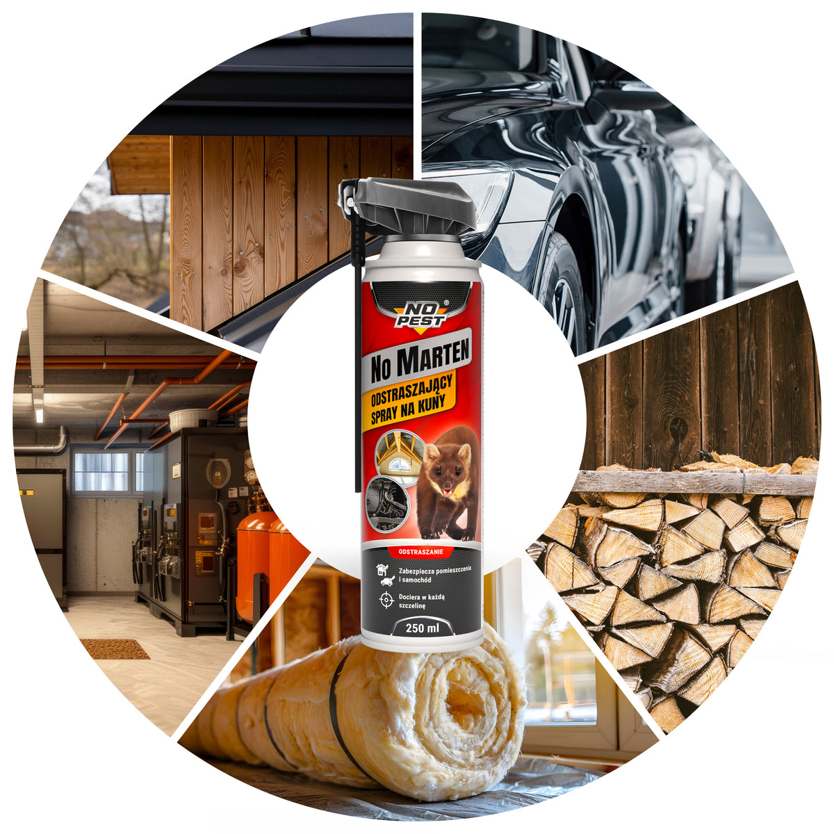 No Pest No-Marten Spray gegen Marder – 400 ml
