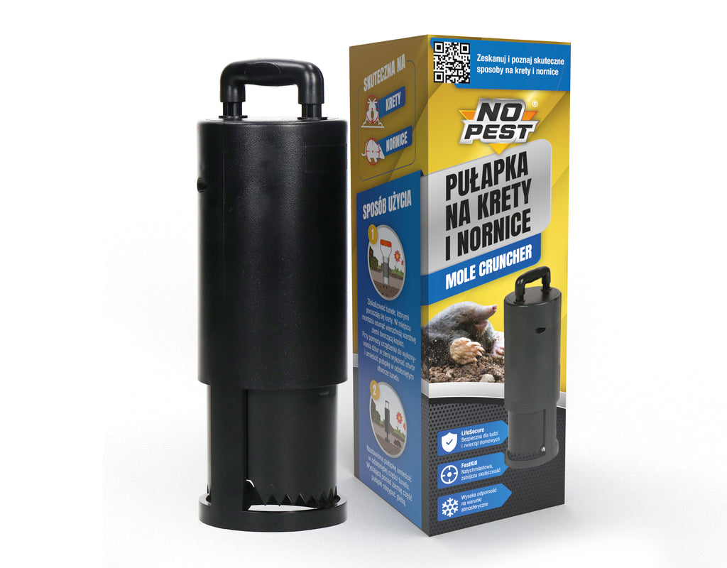 No Pest Mole Cruncher Maulwurf- und Wühlmausfalle