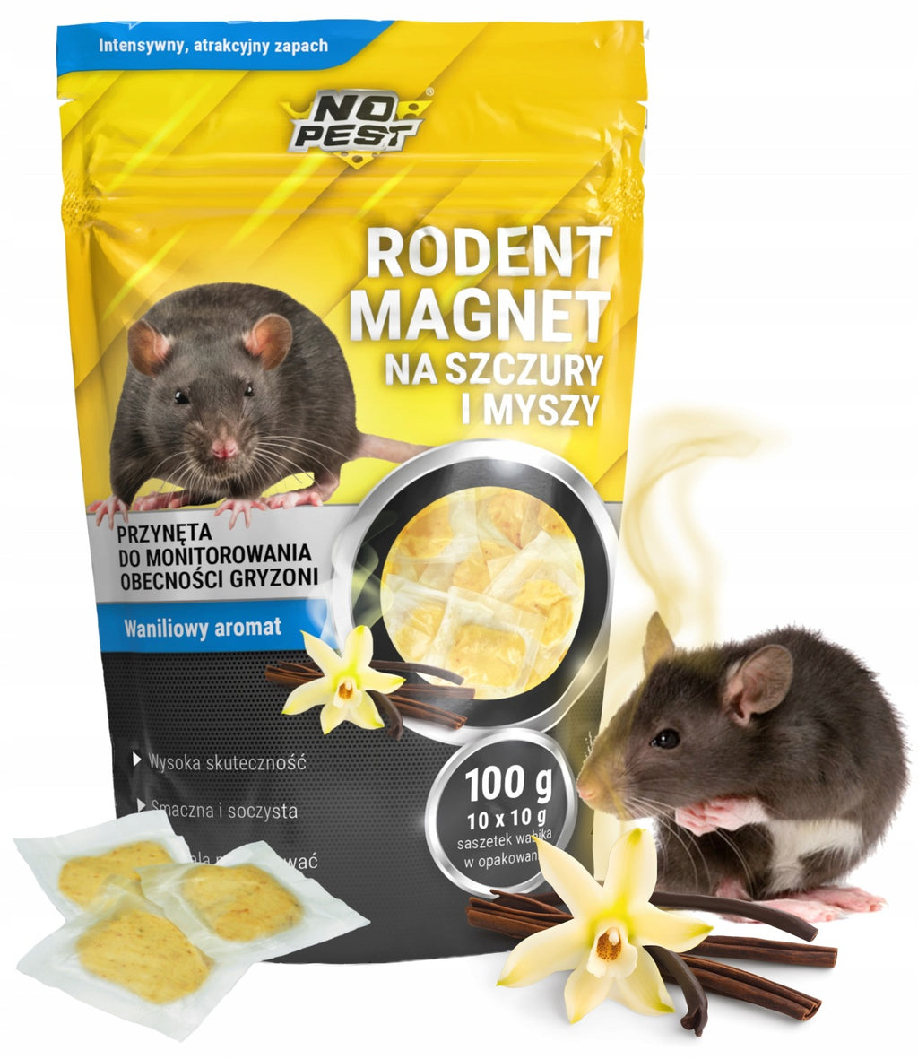 No Pest Rodent Magnet Köder für Ratten, Mäuse und Marder – 100 g