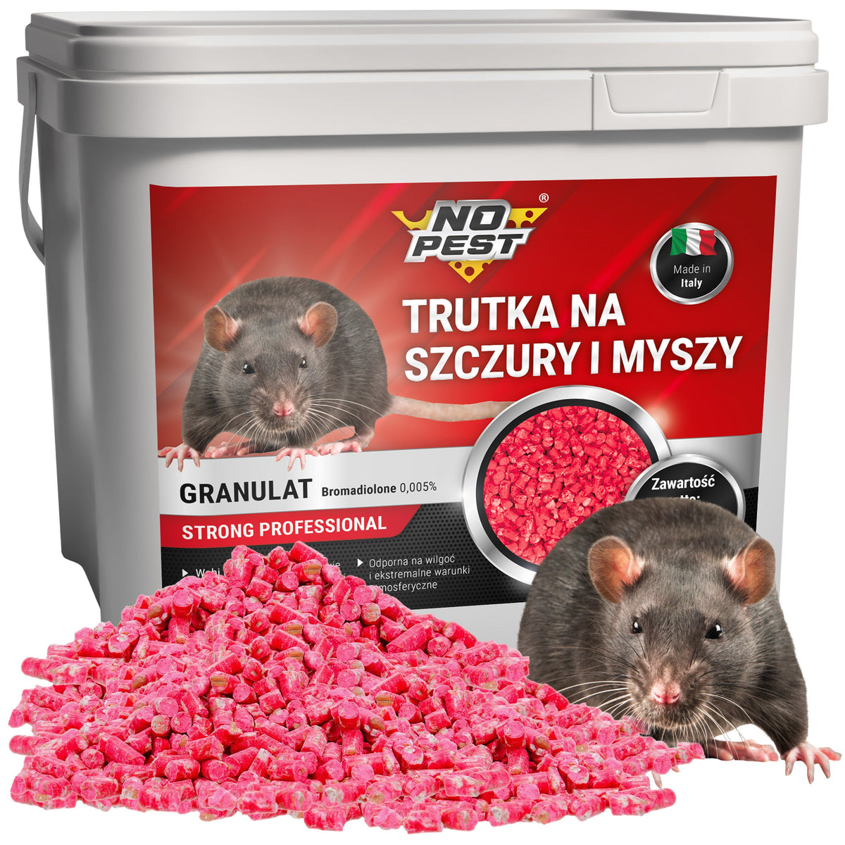 No Pest | Bromadiolon | 0,05g/kg | Granulat | 5kg