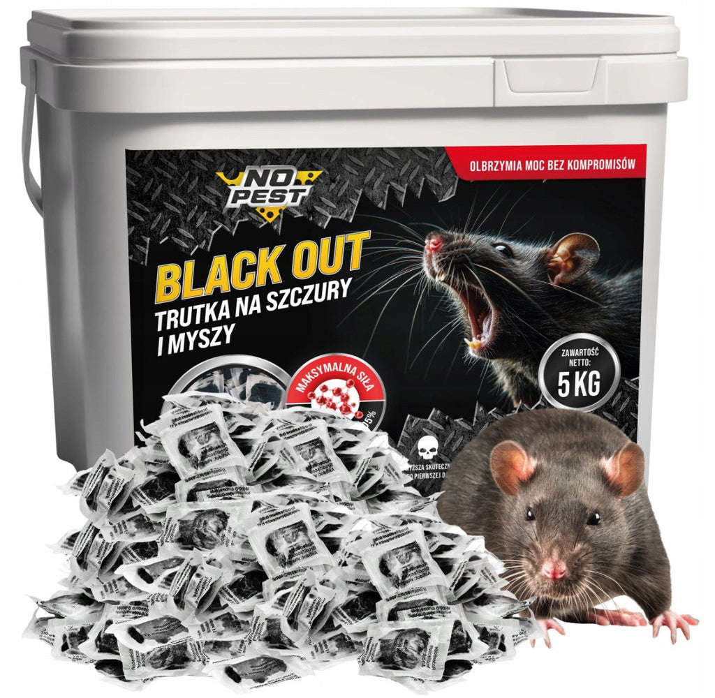 No Pest, Black Out, Brodifacoum, 0,05g, Paste, 5kg