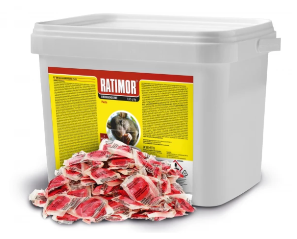 Ratimor | Bromadiolon | 0,05g/kg | Paste | 5 kg