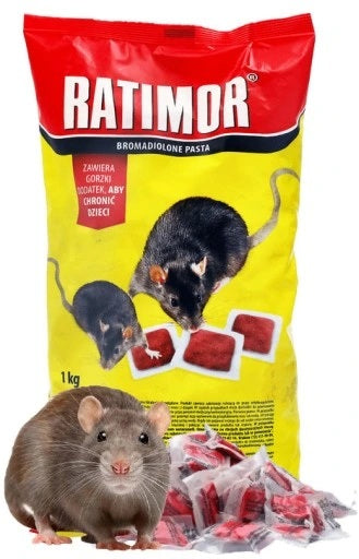 Ratimor | Bromadiolon | 0,05g/kg | Paste | 1 kg
