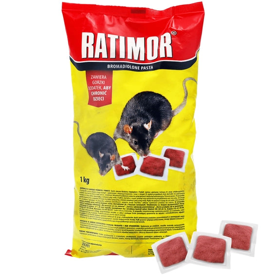 Ratimor | Bromadiolon | 0,05g/kg | Paste | 1 kg