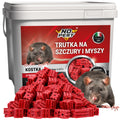 Rattengift und Mäusegift, Nagetiergift 5 kg No Pest® Bromadiolon Rote Würfel