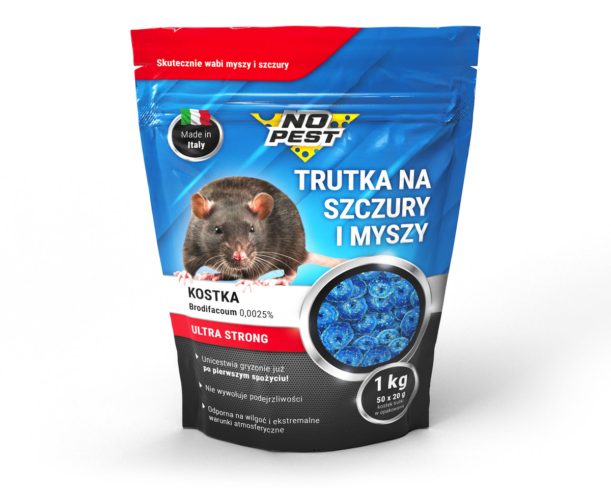 No Pest | Brodifacoum | 0,025g | Würfel | Stark | 1kg
