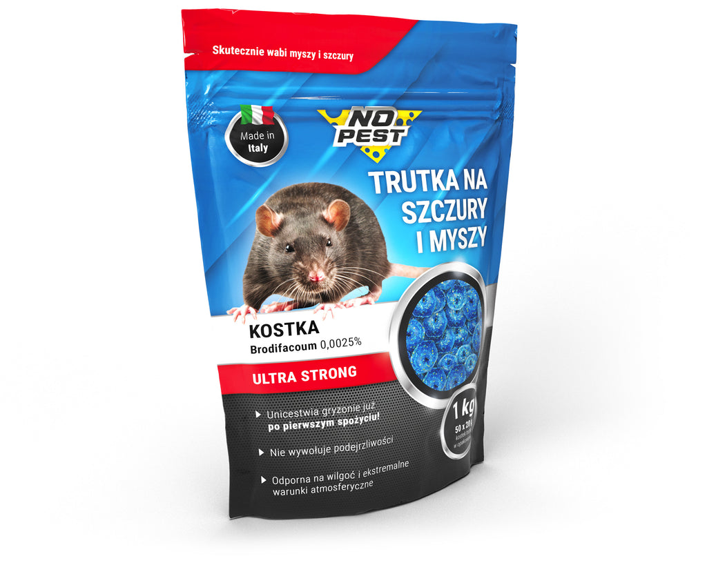 No Pest | Brodifacoum | 0,025g | Würfel | Stark | 1kg